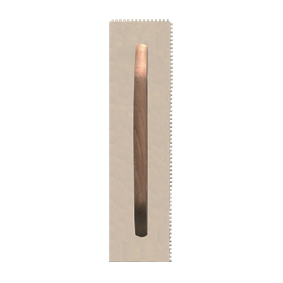 Zahnkelle, rostfrei, 500x130x8mm
