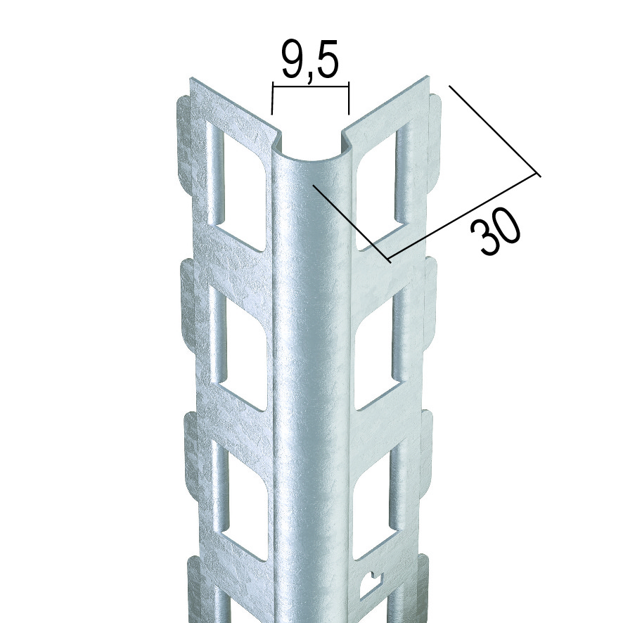 Cornière d’angle pour enduit intérieur