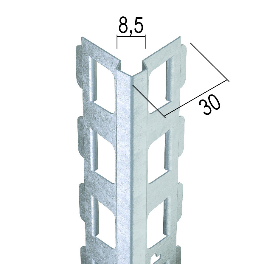 Cornière d’angle pour enduit intérieur