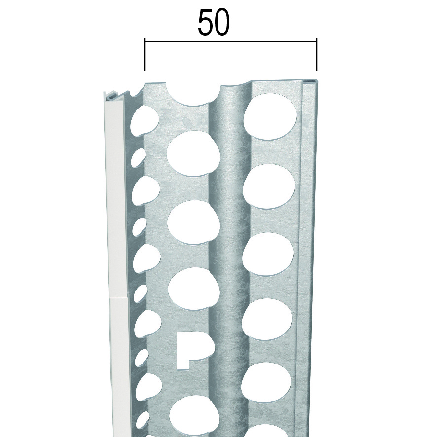 Cornière d’angle pour enduit extérieur