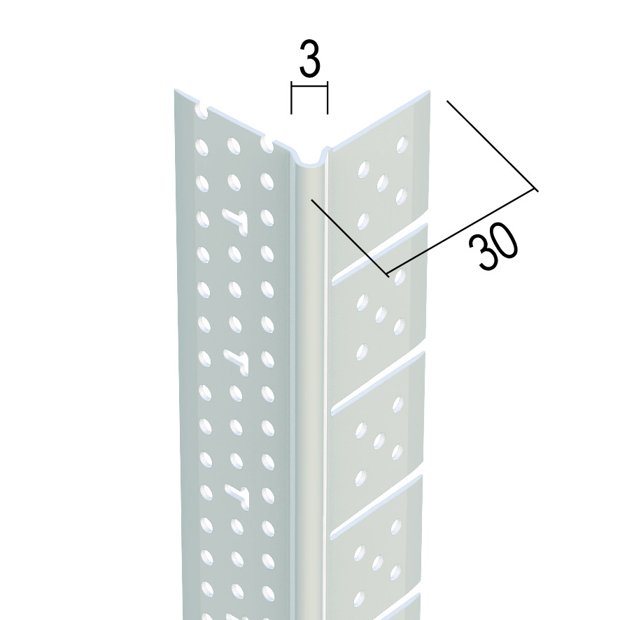 Cornière d’angle rentrant pour cloisons sèches