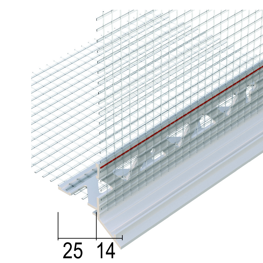 Profilé goutte d’eau pour isolation thermique