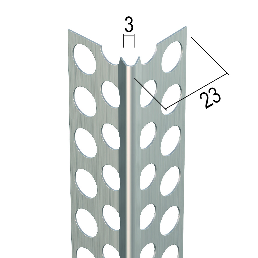 Cornière d’angle pour enduit intérieur