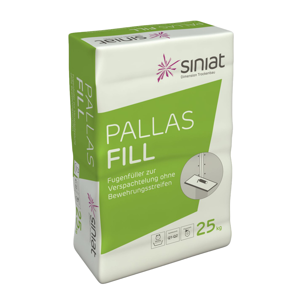 Pallas Fill, masse à joint sans treillis