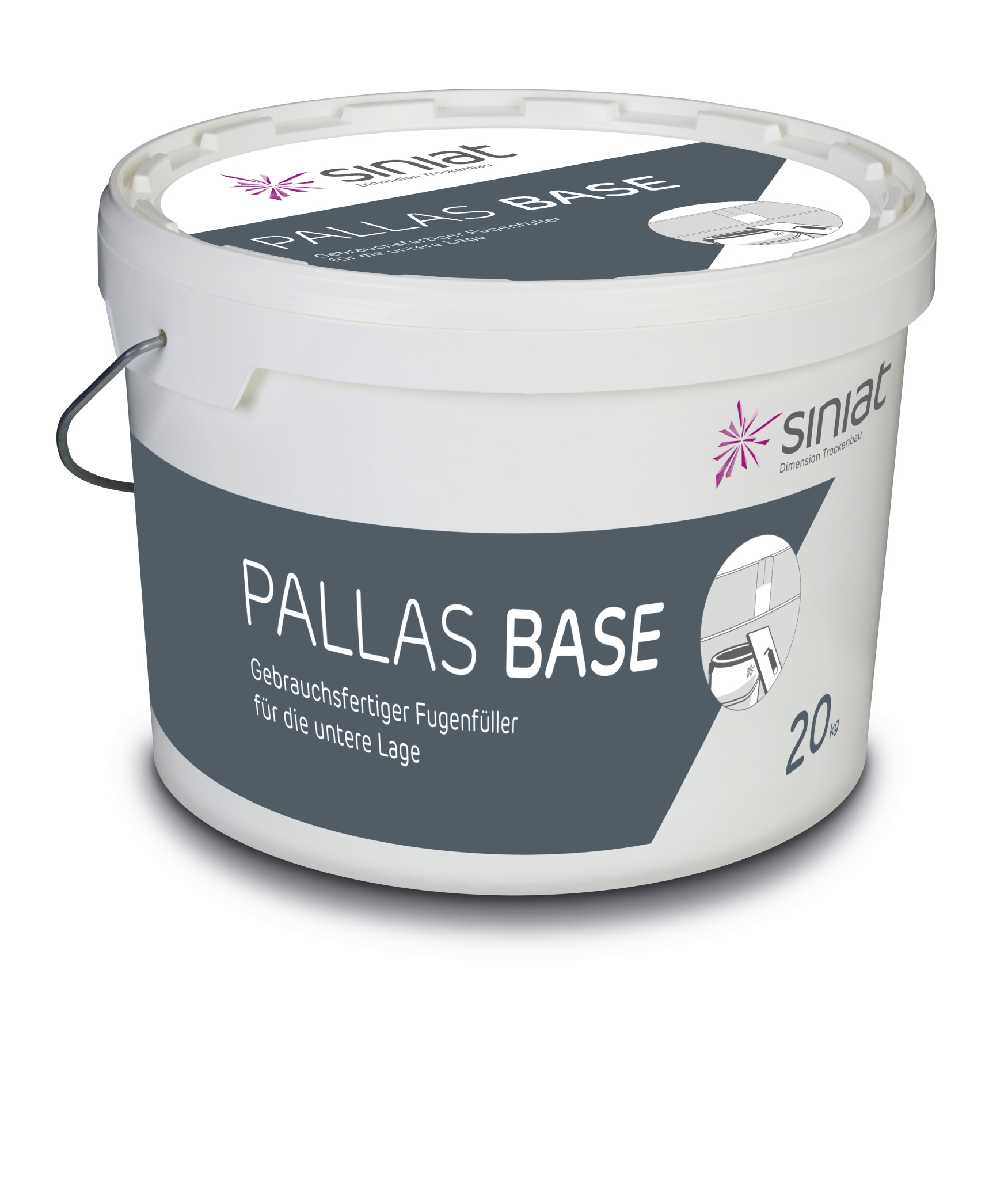 Pallas Base, masse prête à l’emploi, applic.