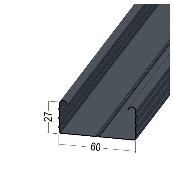 Profilé pour plafond C avec replis arrondis C3-C5 universal