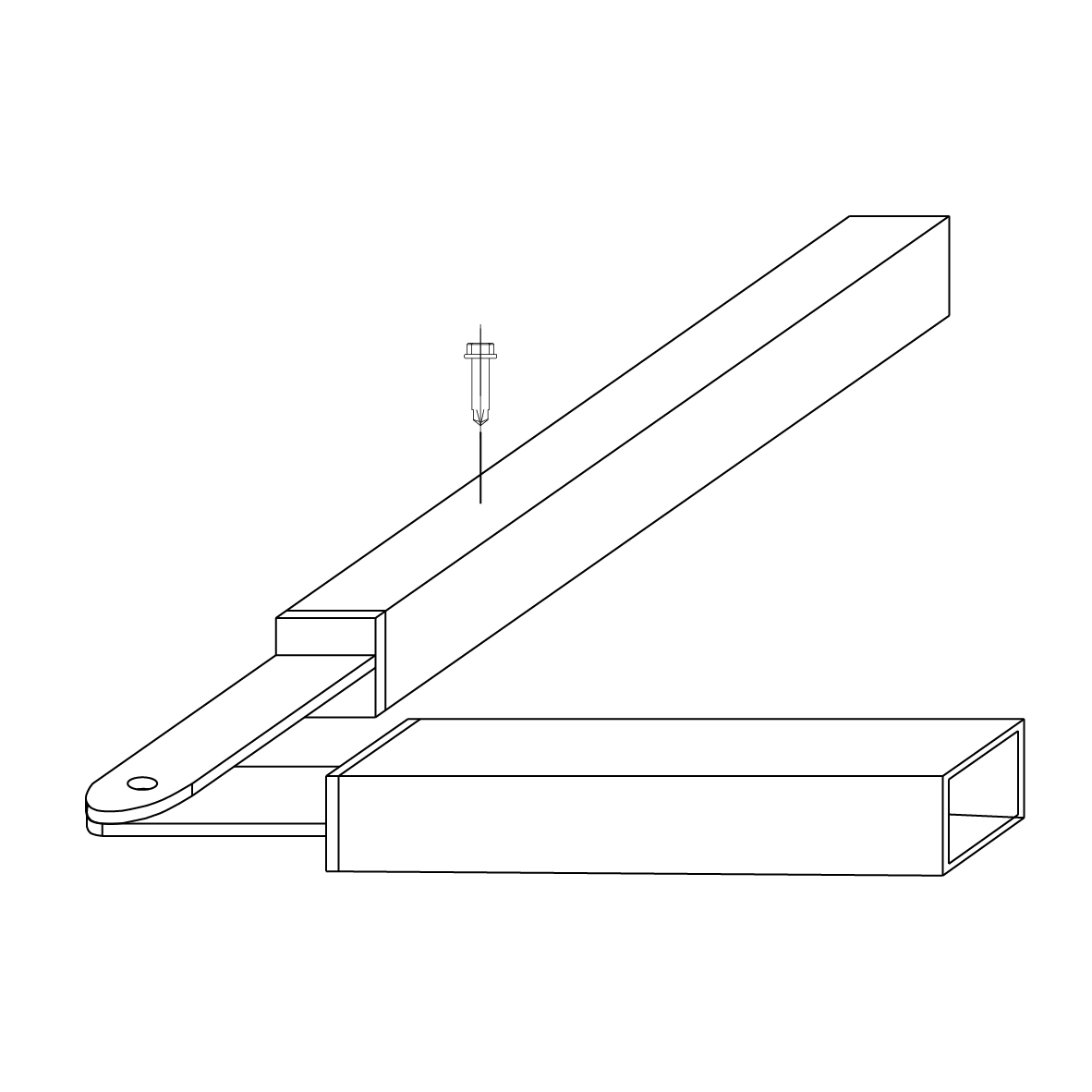 Untergurt- Eckadapter 70/50/4