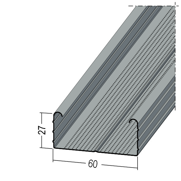 Profilo per soffitti a C C5M universal+